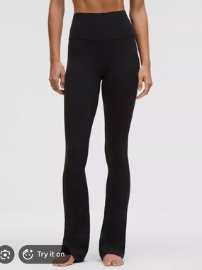 Lululemon Align High-Rise Mini Flare Pant in Black Align Leggings Size 2